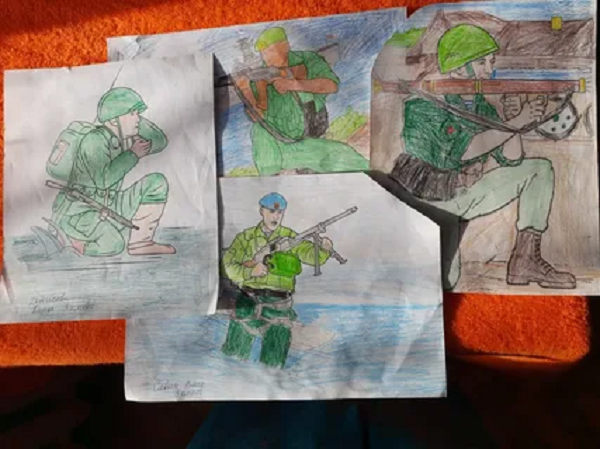 Рисунки для воинов СВО